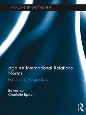 cover image of Against International Relations Norms